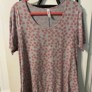 Lularoe perfect tee in polka dot